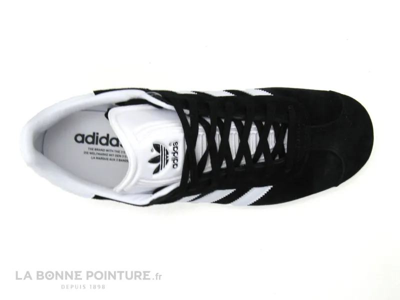 Achat chaussures Adidas Homme Basket, vente Adidas GAZELLE BB5476 Black White - Basket noire et blanche Homme