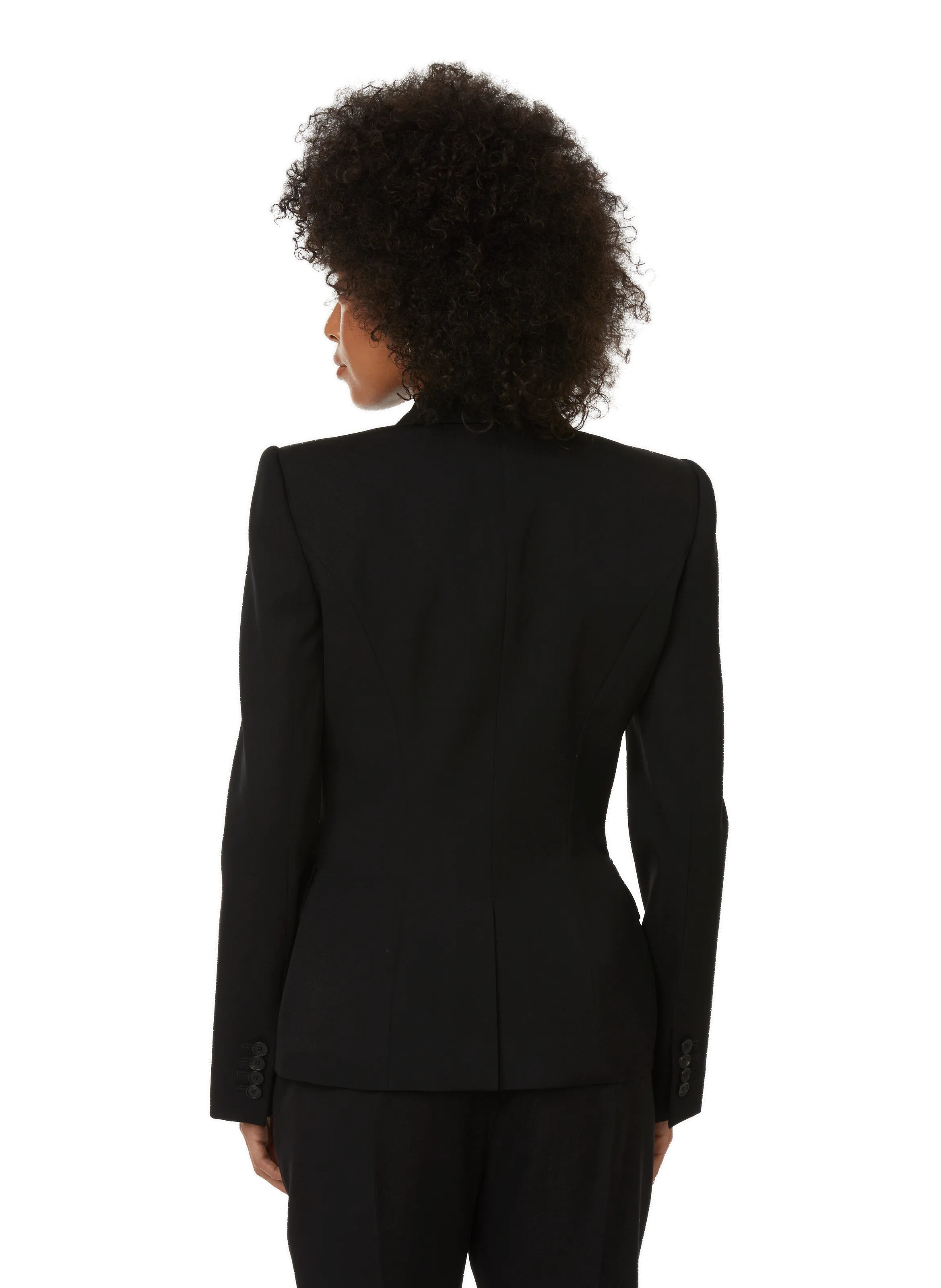 ALEXANDER MCQUEEN  Veste de tailleur cintrée - Noir