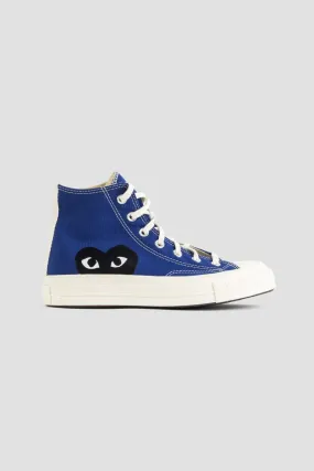 Baskets montantes CDG PLAY x Converse bleues