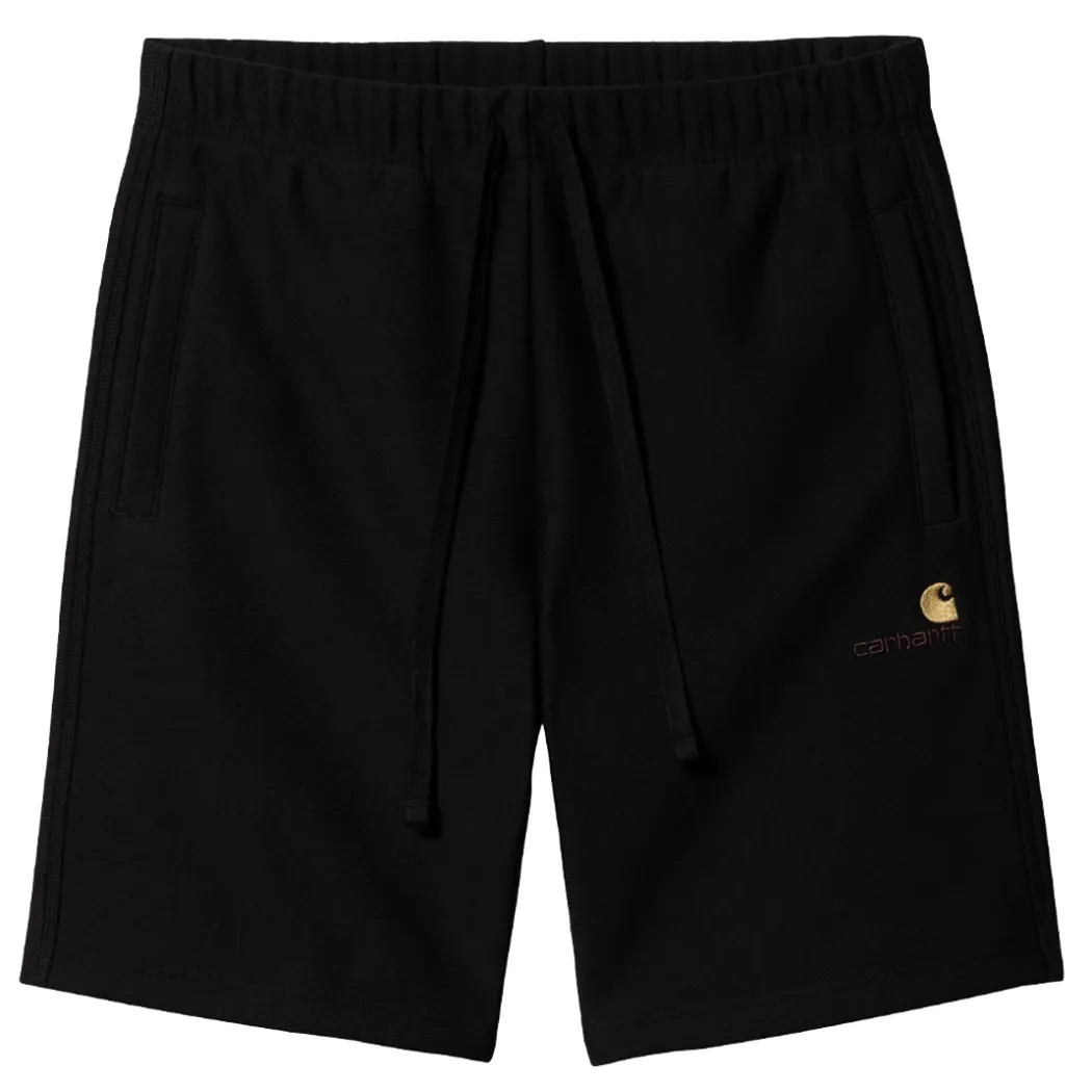 CARHARTT American Script Sweat Short Black