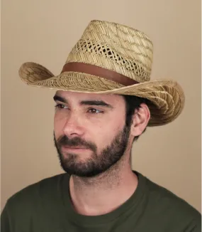 Chapeau cowboy paille - Josh original Fiebig : Headict