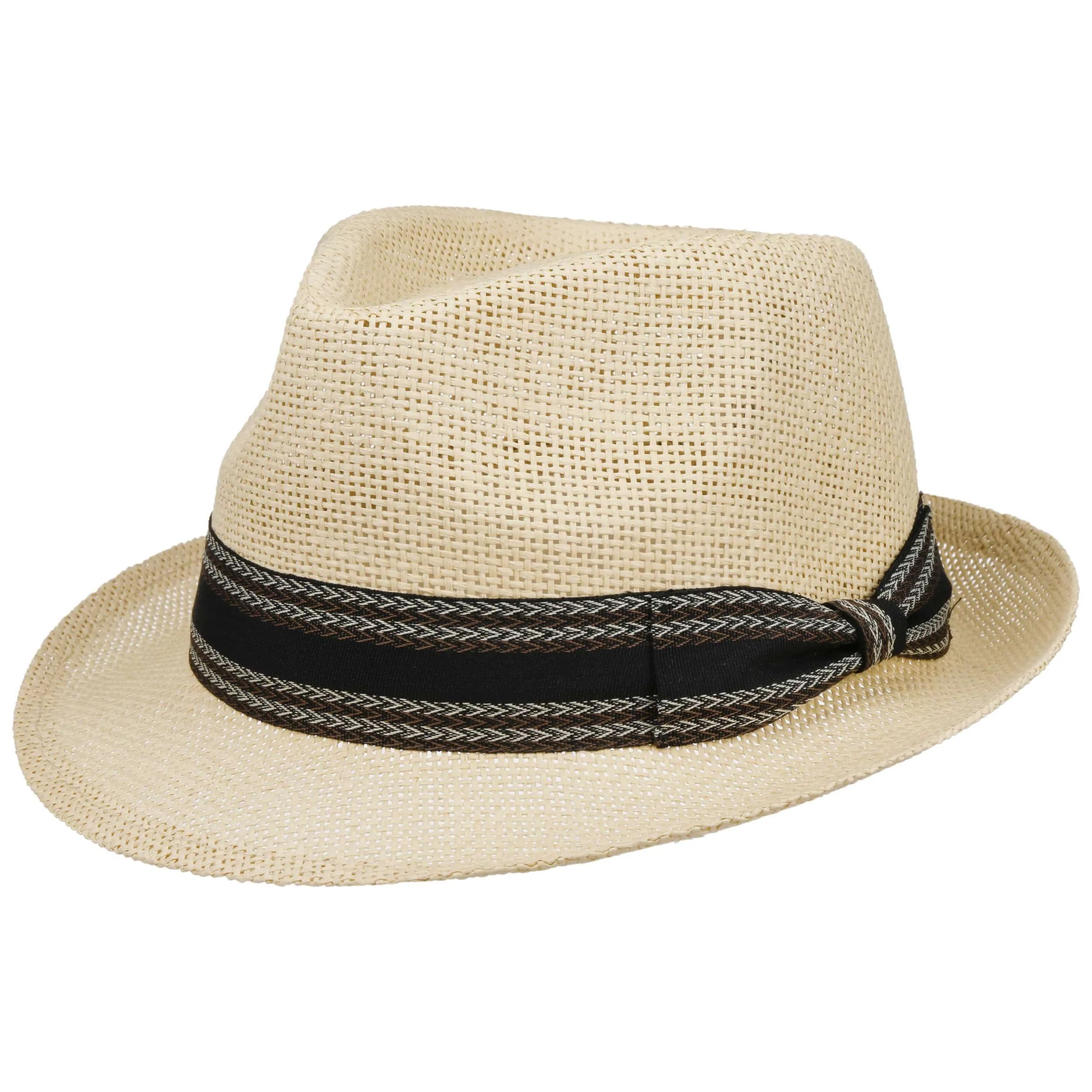 Chapeau en Paille Montreal Trilby by Lipodo --> Chapeaux, casquettes & bonnets en ligne ▷ Chapeaushop