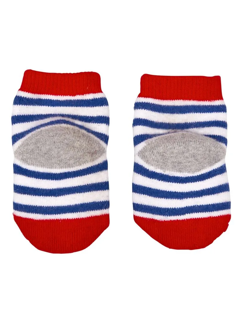Chaussettes hochet âne - Multicolore