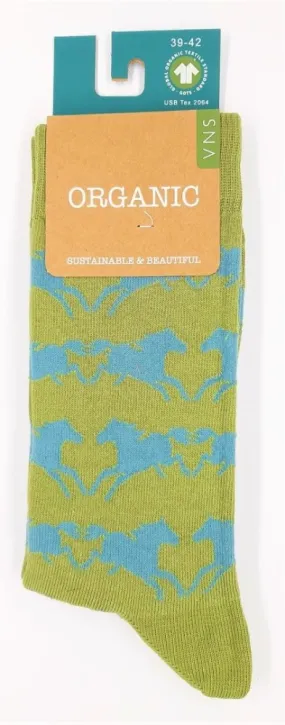 Chaussettes motif cheval