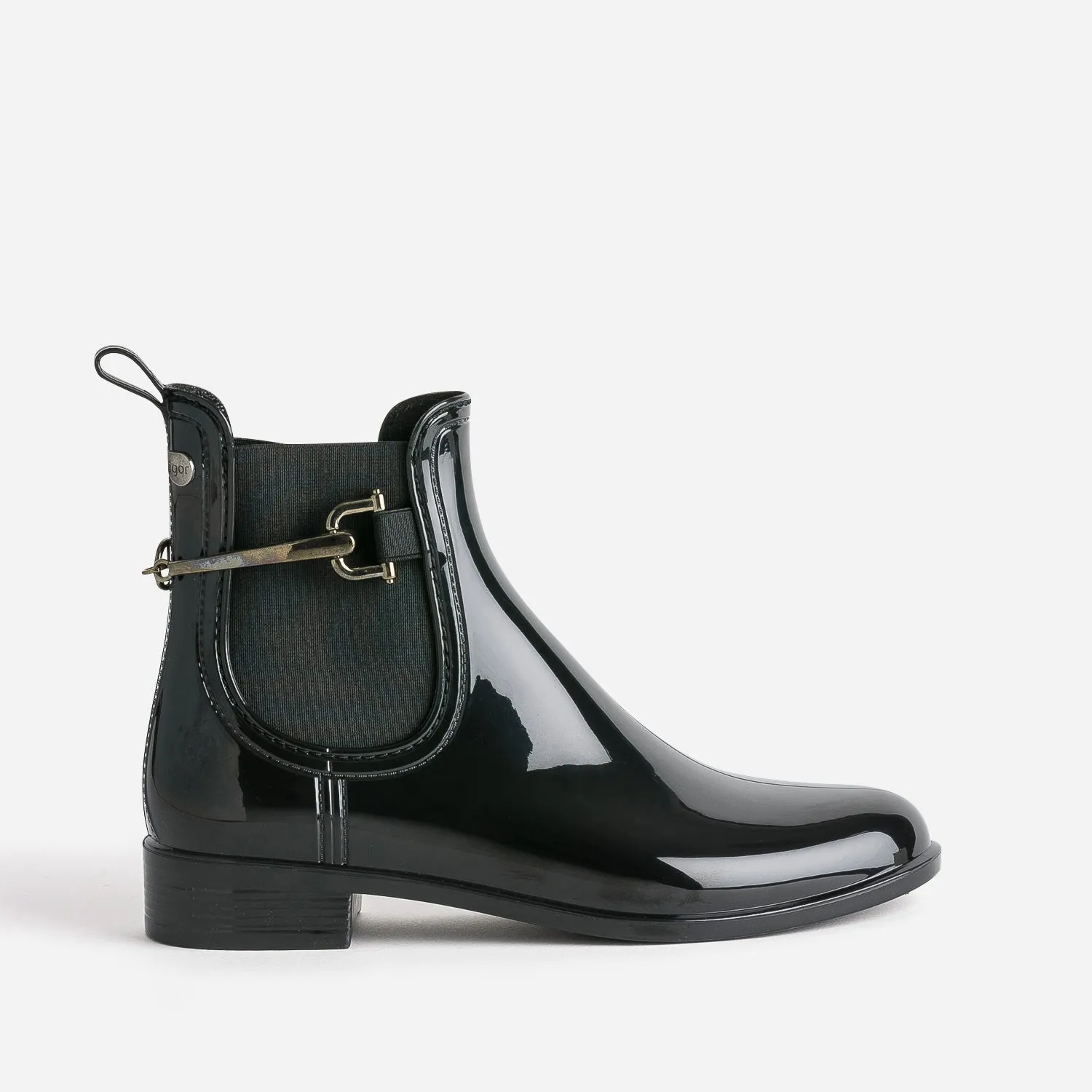 Chelsea boots de pluie IGOR noir - Boots / bottines Femme | ERAM