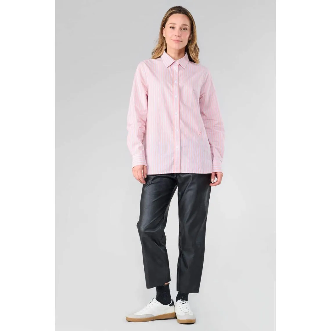 Chemise JAMA rose Page en coton | 3 Suisses