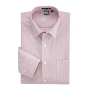 Chemise à micro rayures rouges et blanches – manches longues