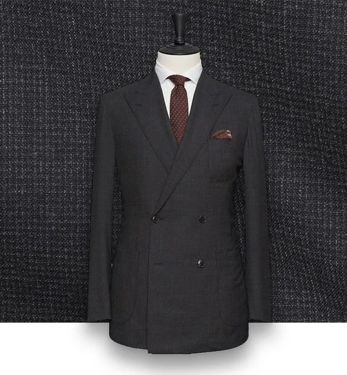Costume Gris Anthracite croisé
