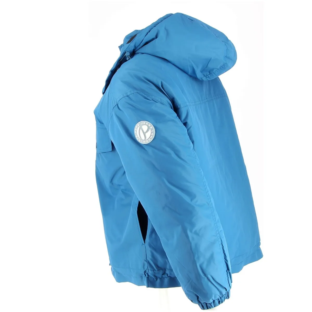 Doudoune courte femme PEPE JEANS bleue - Matière noble 59.90€