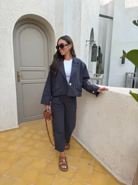 Ensemble blazer JULIA bleu