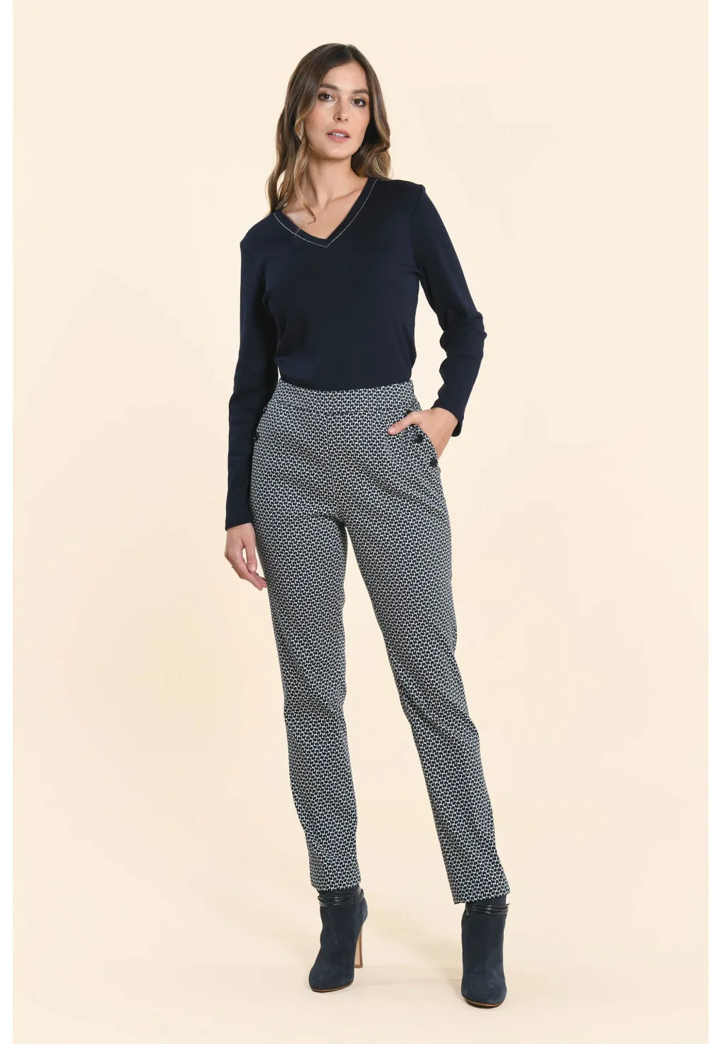 FATY - TEE SHIRT ML - MARINE