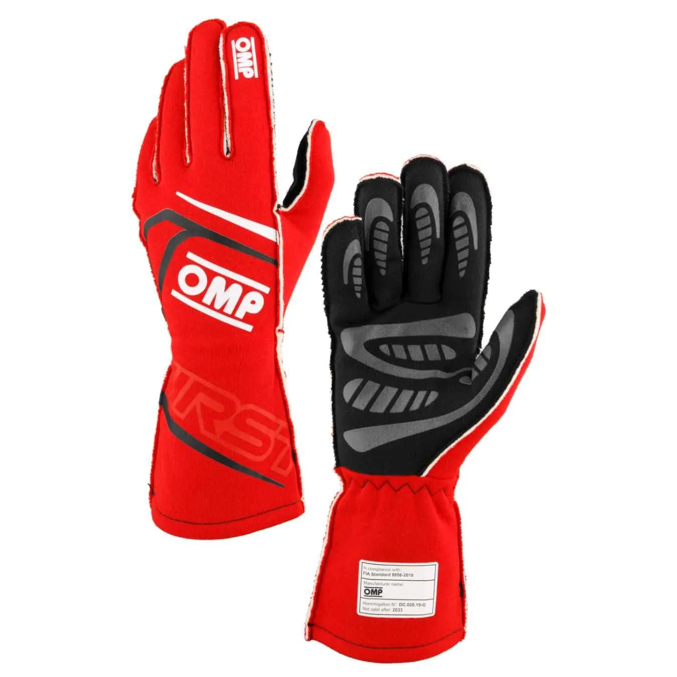 Gants OMP First FIA 8856 2018 2024