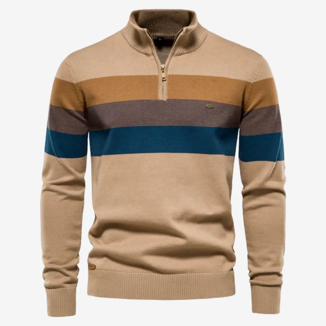 Laurent | Pull Rayé Audacieux
