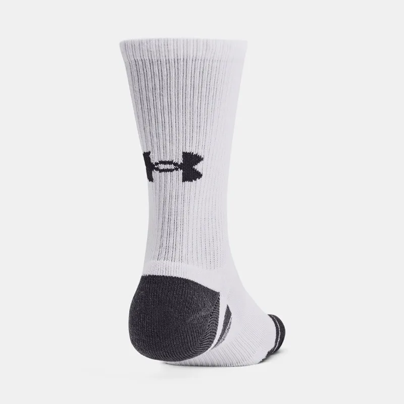Lot de 3 paires de chaussettes Under Armour Perf Tech - Blanc