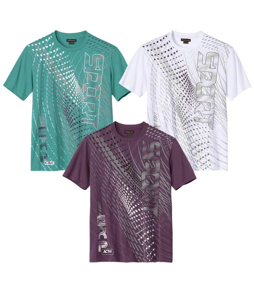 Lot de 3 Tee-shirts Multisport 
