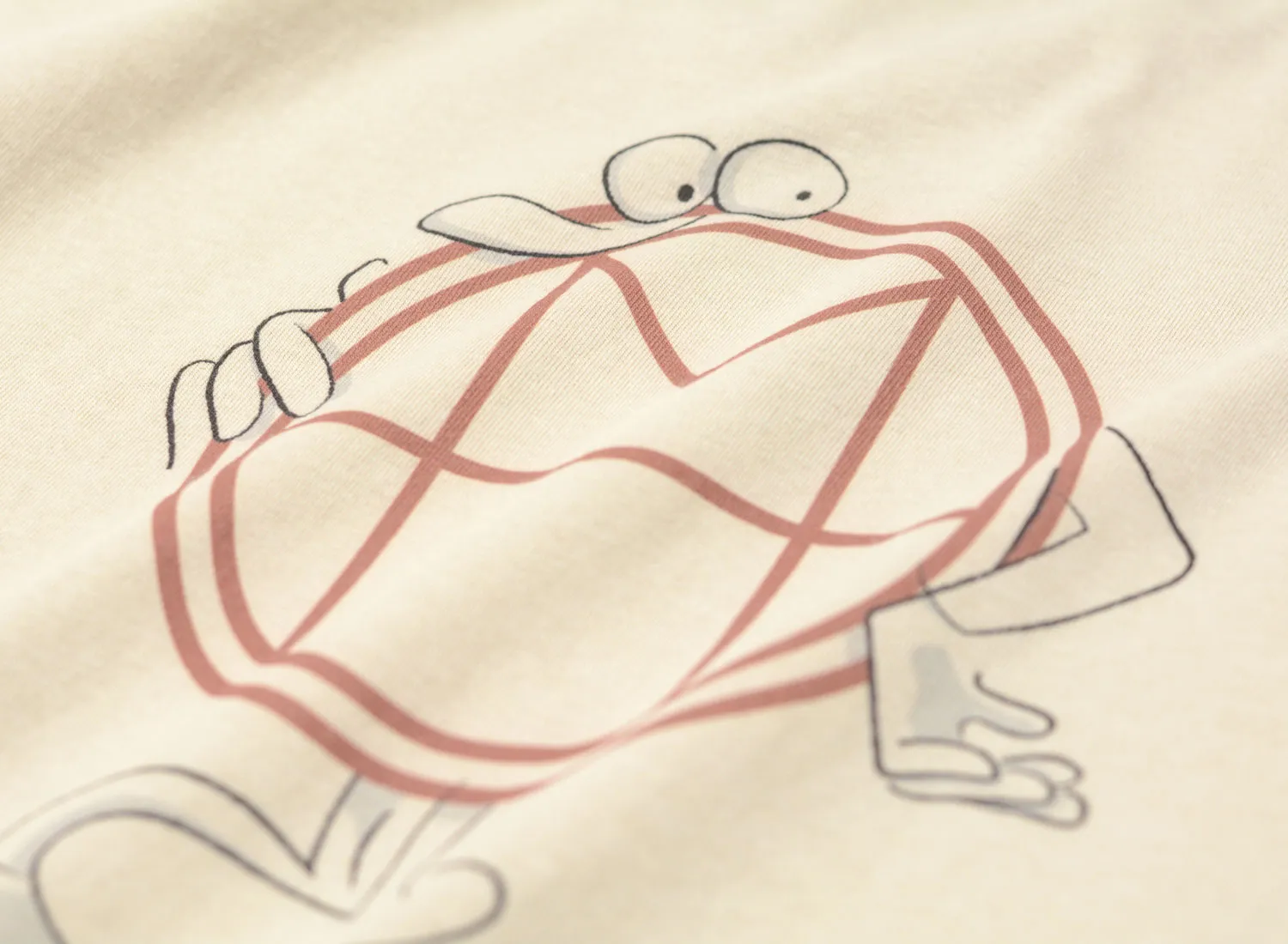 Motto Logo Tee Boy Sand