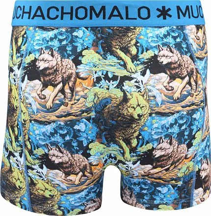 Muchachomalo Boxer-shorts Lot de 3 Wolfy U-WOLFY1010-01-Prin