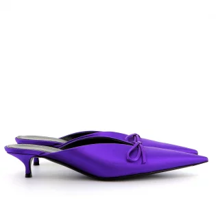 Mules 40 Balenciaga Satin Violet