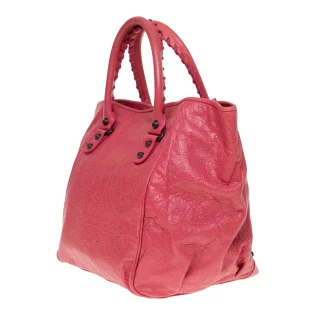 Sac à main City Géant Balenciaga Cuir Fuchsia