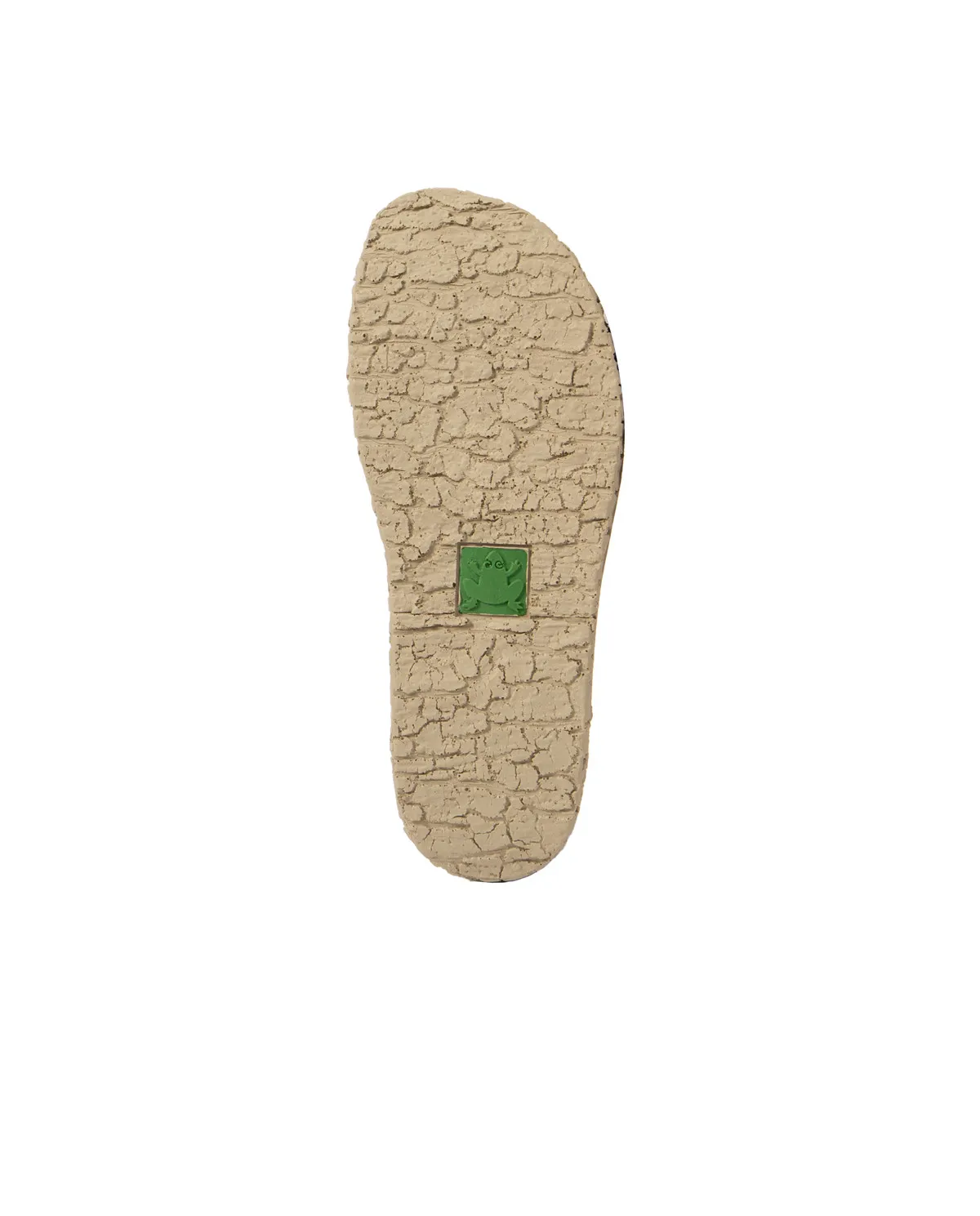 Sandales confortables compensées en cuir torsadé - Marron