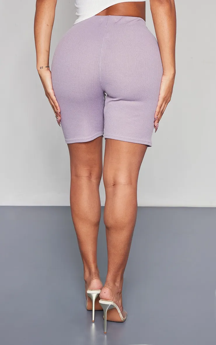 Shape Short cycliste côtelé gris chiné