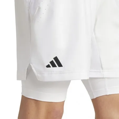 Short Adidas Pro 2 en 1 Blanc