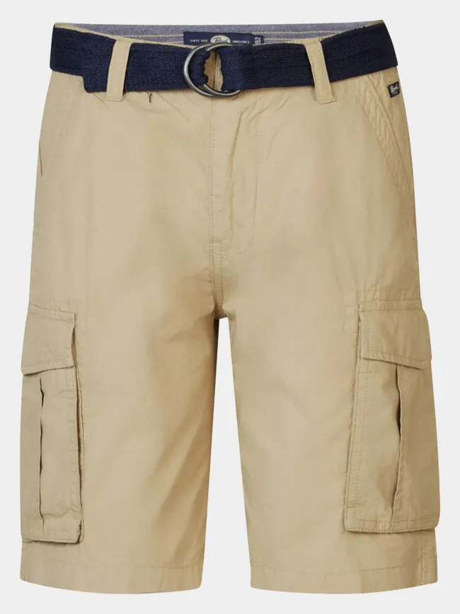 Short cargo ceinture beige homme - Petrol Industries | wimod