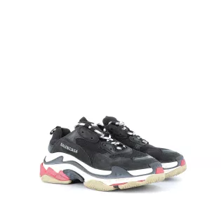 Sneakers 40 Balenciaga Cuir Noir