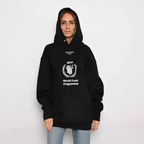 Sweat XS World Food Programme Balenciaga Coton Noir