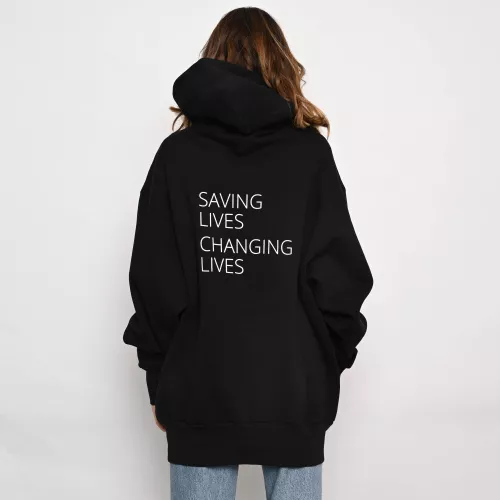 Sweat XS World Food Programme Balenciaga Coton Noir