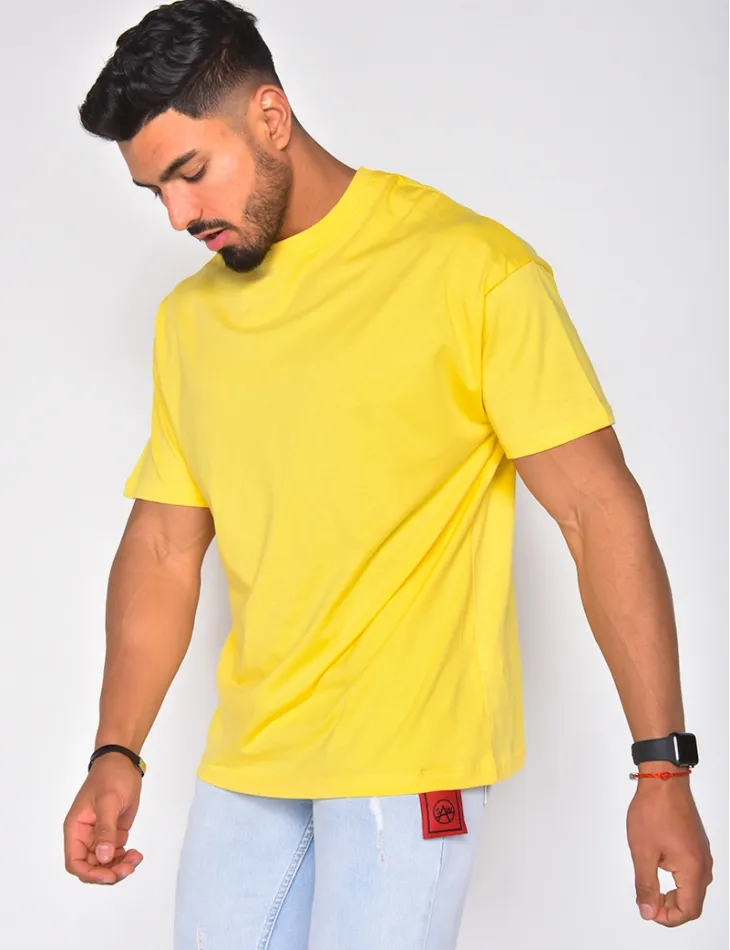 T-shirt manches courtes uni / 40715 - JEANS INDUSTRY