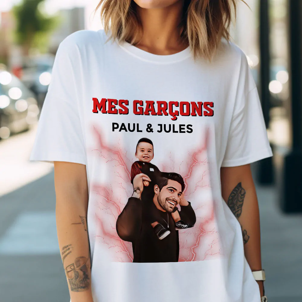 T-shirt vintage bootleg personnalisé