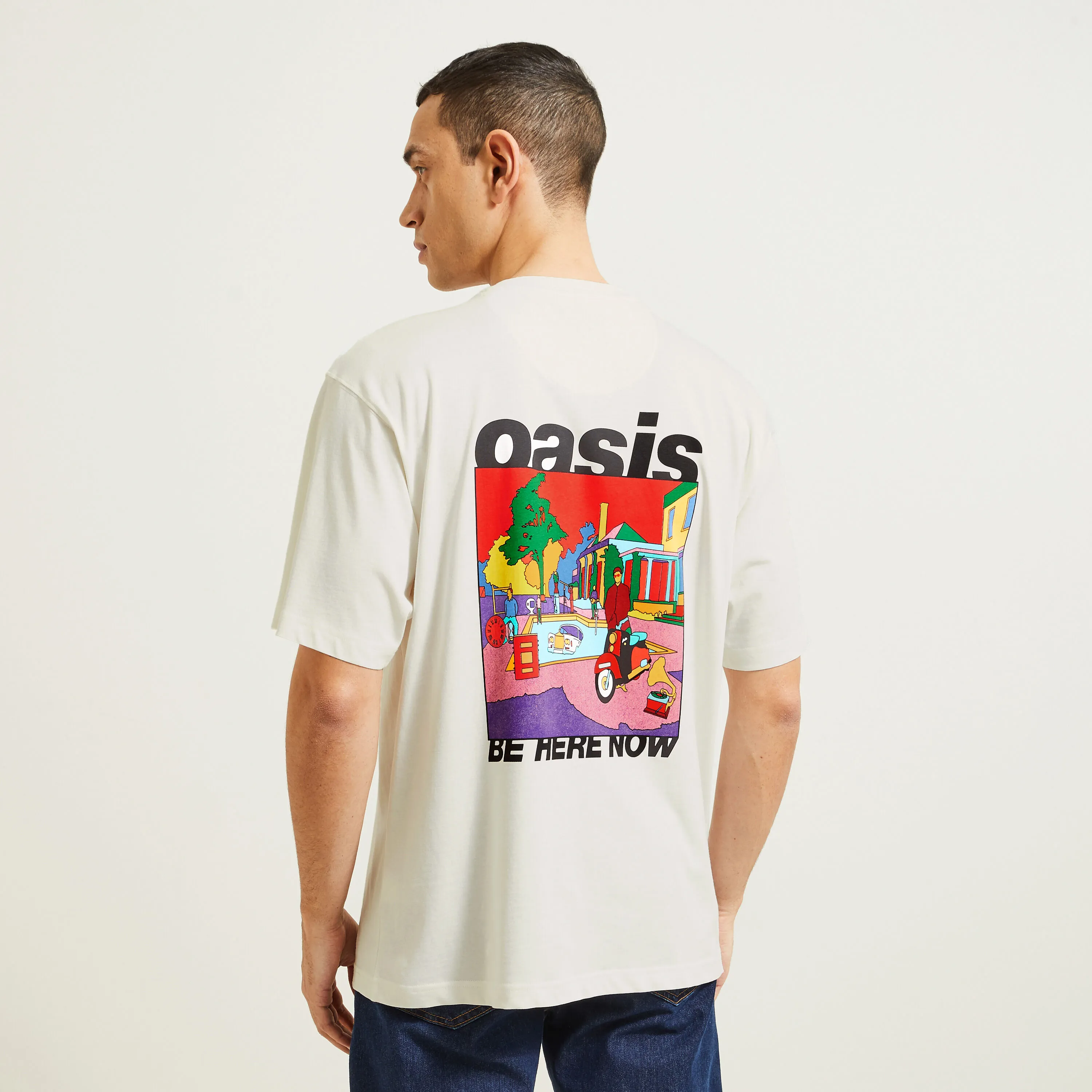 Tee-shirt licence Oasis Ecru | Jules