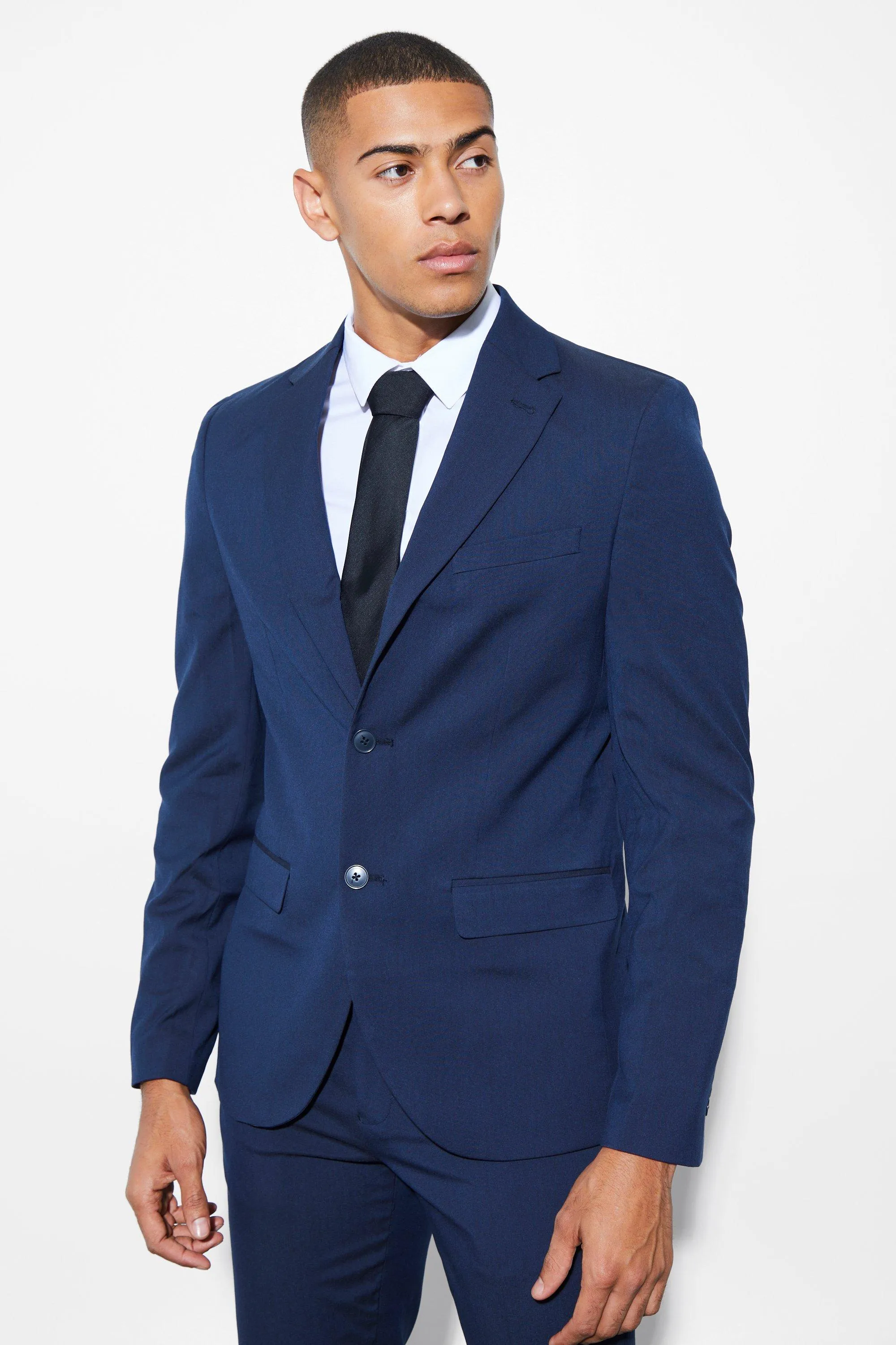 Veste de costume droite cintrée