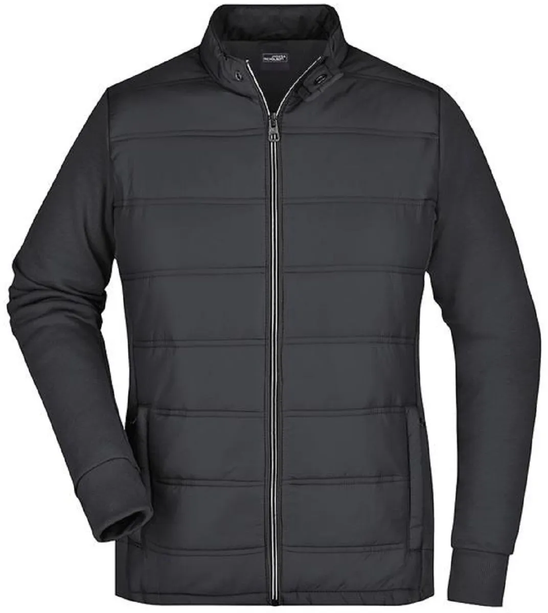 Veste hybride matelassée - JN1123 - noir - Doudoune légère Femme 