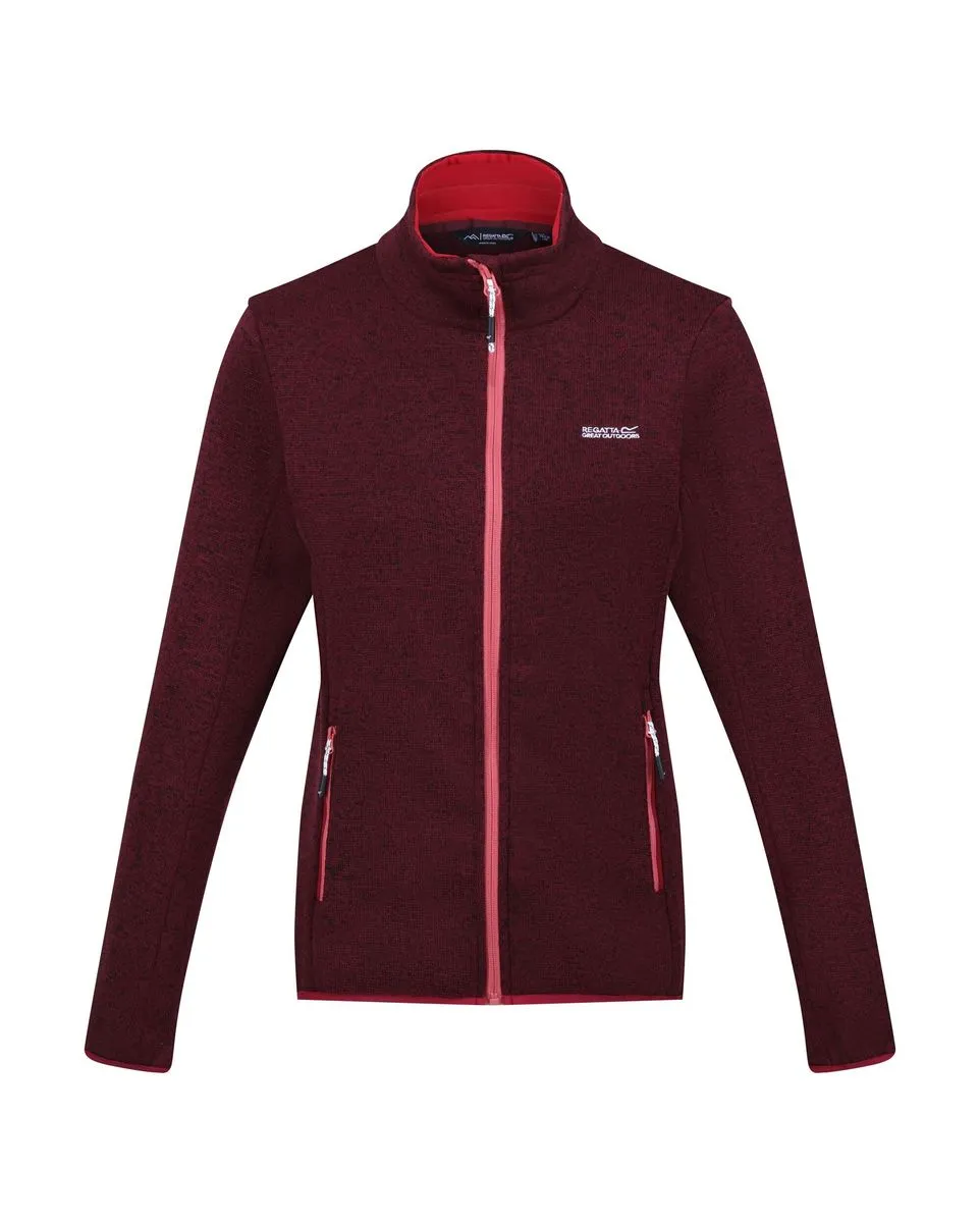 Veste zip Femme WMS NEWHILL Bordeaux